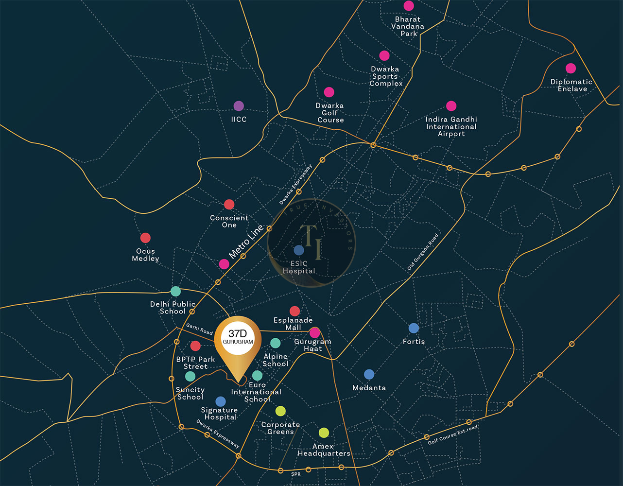 BPTP The Amaario Location Map